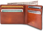 Bosca men's wallet side profile slim construction