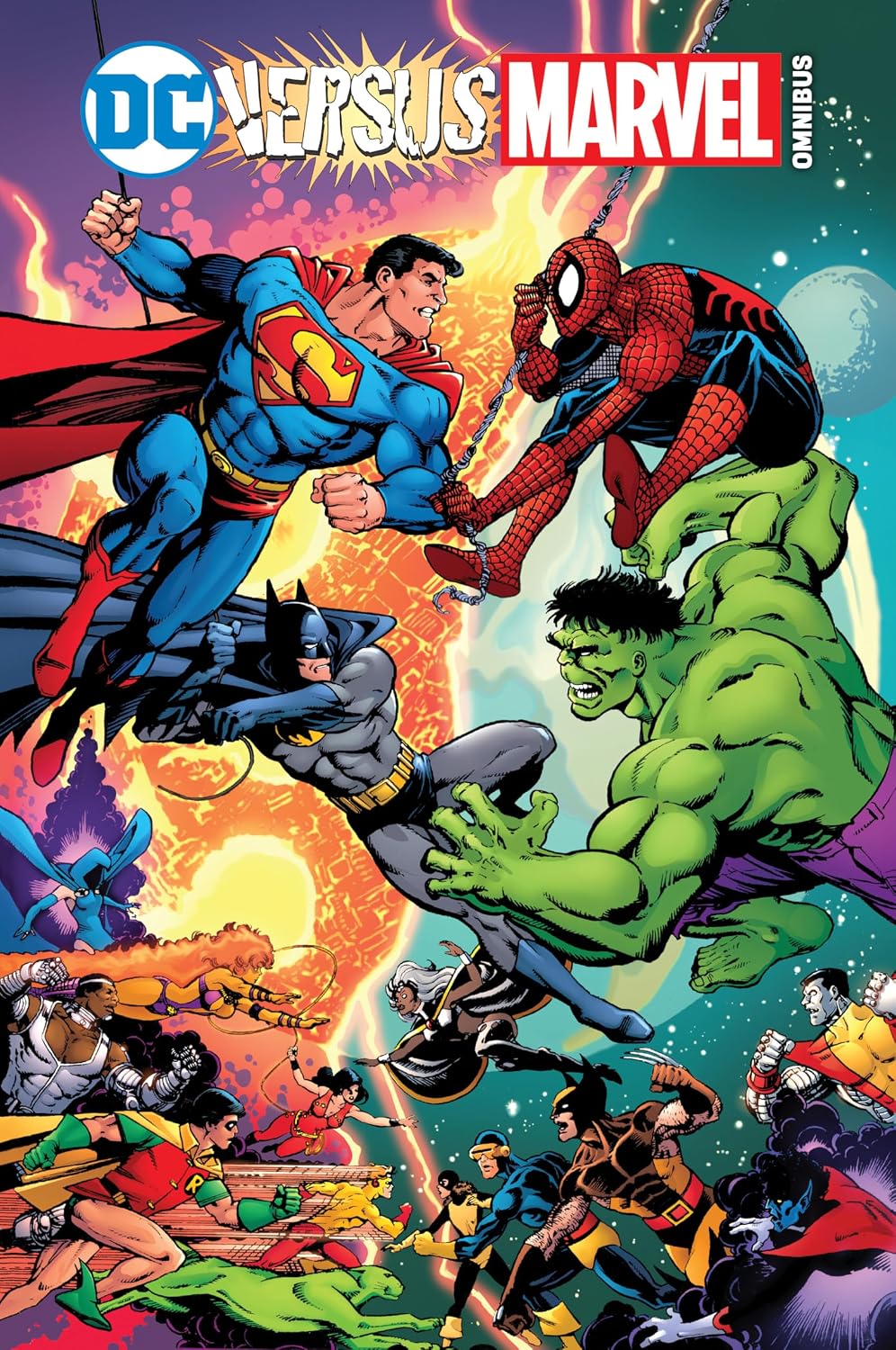 DC Versus Marvel Omnibus front view hardcover collector book