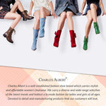 Charles Albert cowgirl boot interior and insole view