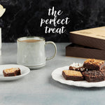Premium presentation of twelve count assorted chocolate brownie fudge gift box for gifting