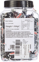 Authentic Walkers Nonsuch 1.25 kilogram jar of premium chewy licorice candy.