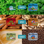 VerMints Wintergreen and Cinnamon organic breath freshener travel tins side view