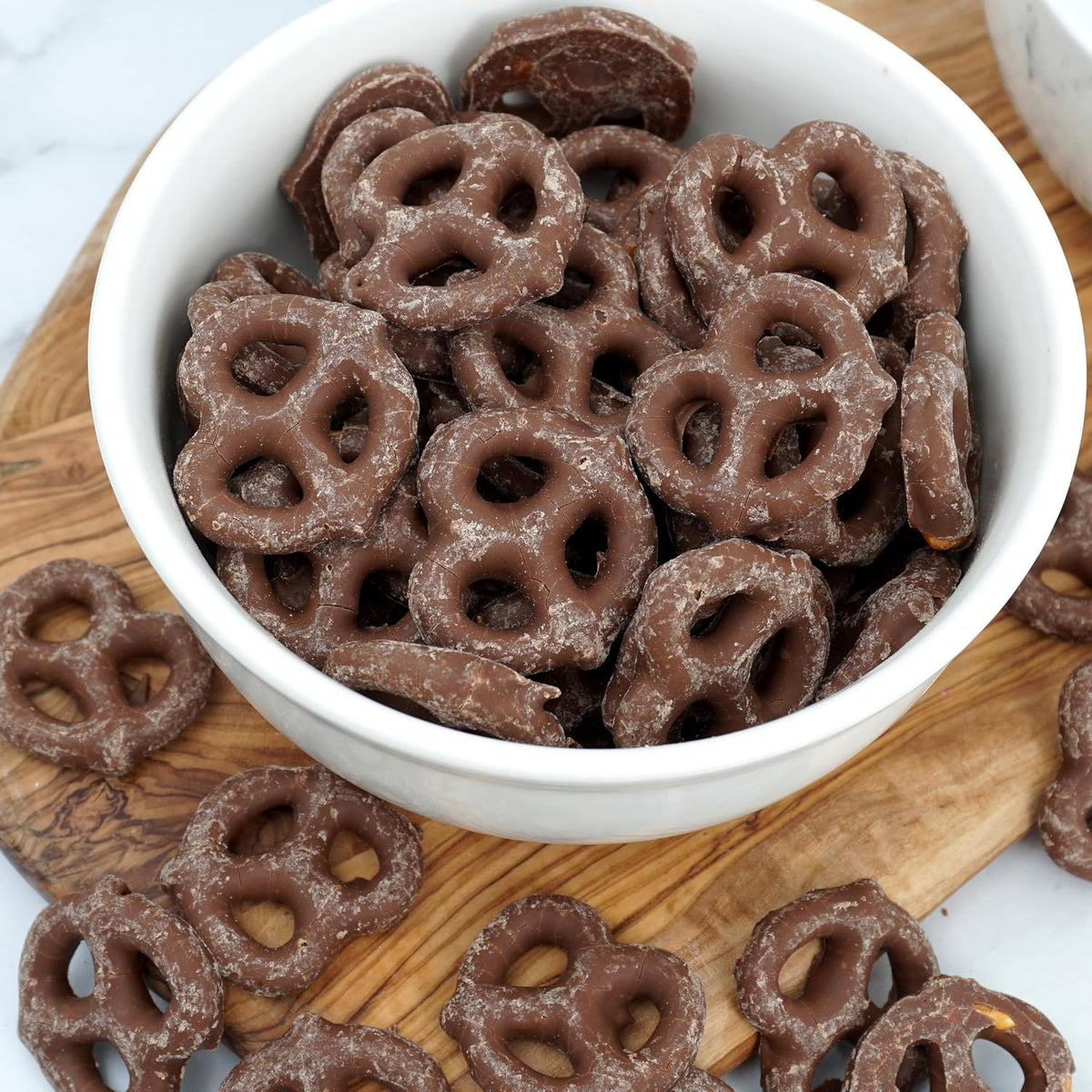 Sweet and salty milk chocolate covered snack assortment