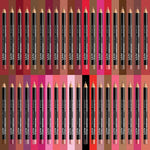 NYX slim lip pencil packaging lifestyle flat lay