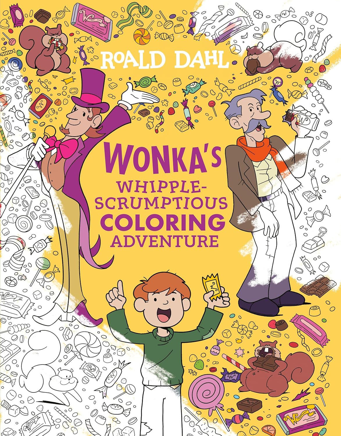 Wonka's Whipple-scrumptious Coloring Adventure: Wonka's Whipple-scrumptious Coloring Adventure - Image 1