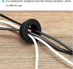 Meccanixity rubber grommet installed inside an electrical box panel hole