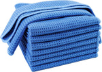 POLYTE Ultra Premium Microfiber Kitchen Dish Hand Towel Waffle Weave, 8 Pack (16x28 in, White) | Lint Free, Quick Dry - Image 12