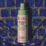 Texture demonstration of Milani hydrating makeup setting mist