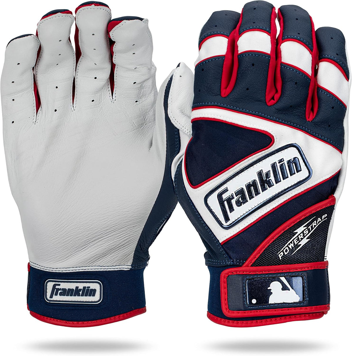 Franklin Sports MLB Baseball Gloves - Powerstrap Adult & Youth Batting Gloves for Men, Women, Boys & Girls - Image 14