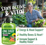 Naturelo women 50 plus bottle label details