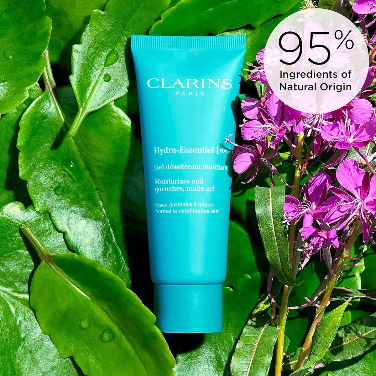 Clarins Hydra Essentiel Matte Gel side profile view