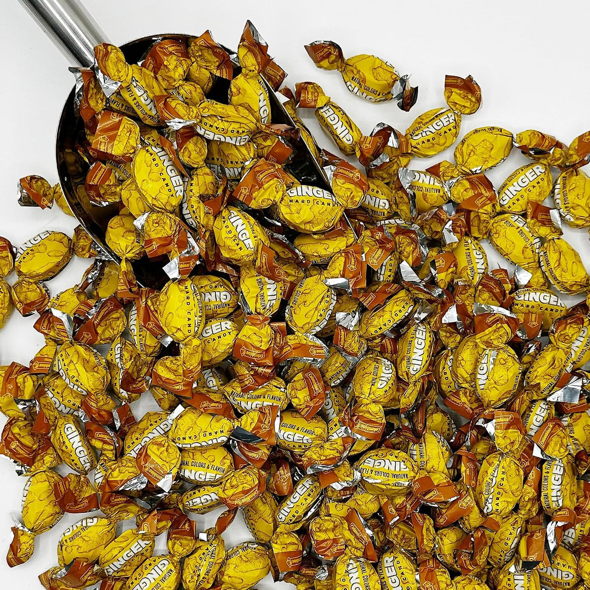 Real ginger hard candy for motion sickness and morning sickness relief