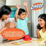ThinkFun Zingo box back showing game rules and features