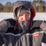 Eskimo mens apparel zipper and closure closeup