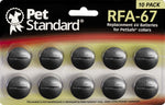 PET Standard Replacement RFA-67 6V Lithium Batteries Compatible with PetSafe Battery-Operated Pet Products and Specific Dog Receiver Collars - RFA-67D-11 (Pack of 10) - Image 1