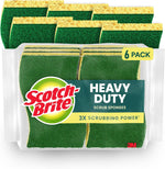 Scotch-Brite Heavy Duty Scrub Sponges, Sponges for Cleaning Kitchen and Household, Heavy Duty Sponges Safe for Non-Coated Cookware, 36 Scrubbing Sponges - Image 12