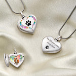 Customized photo pendant for dog and cat memorial
