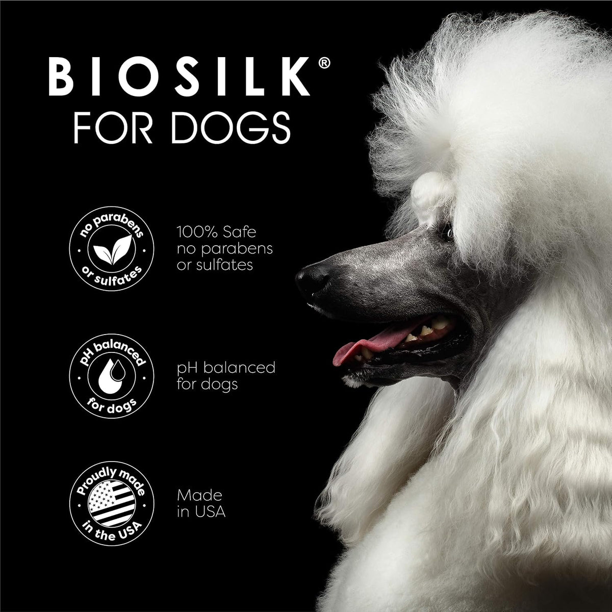 BioSilk for pets premium coconut oil infused hydrating conditioner
