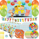 Another Dream Cocomelon party supplies set front view