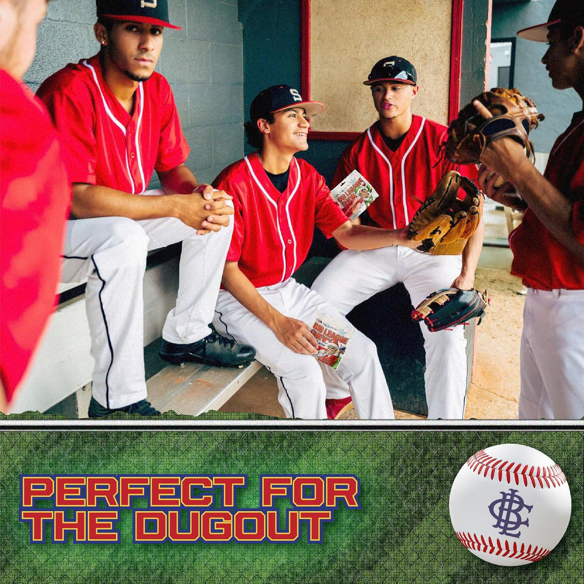 Authentic Big League Chew baseball candy set ideal for sports team treats and birthday party favors.