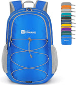 Zomake light hiking backpack worn by traveler outdoors