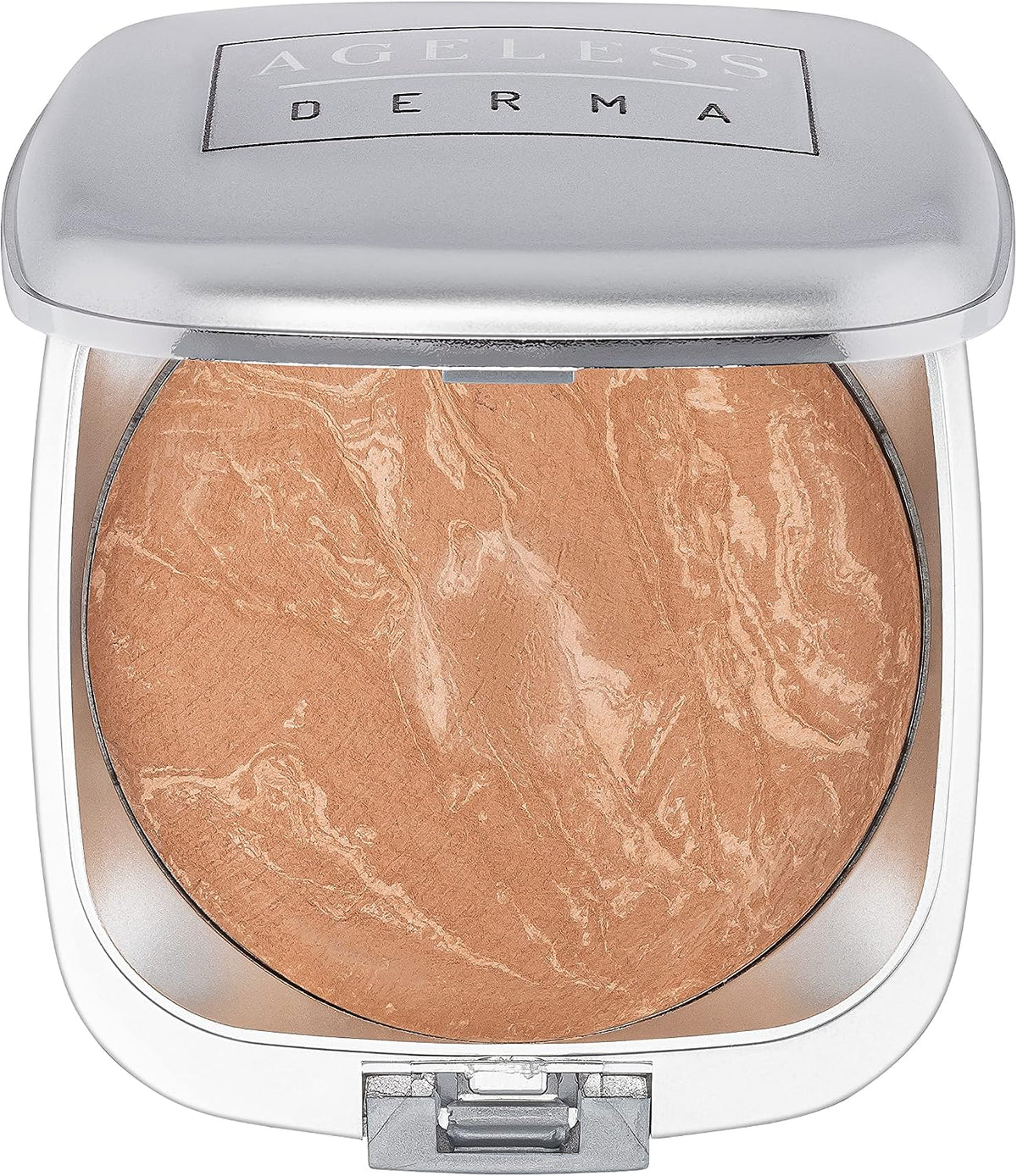 Ageless Derma mineral baked foundation front view compact makeup