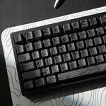 dagaladoo White Topographic Keyboard keycaps,Double Shot PBT keycaps | Shine Through Keycaps dye-sub,Side Print,Cherry Profile keycaps for Mechanical Keyboard 60%/65%/75%/TKL/96%/100% US Layout - Image 15