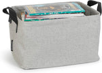 Brabantia collapsible laundry basket holding wet garments