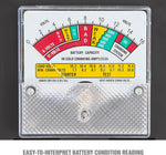 OEMTOOLS 6V and 12V car battery tester with copper clamps