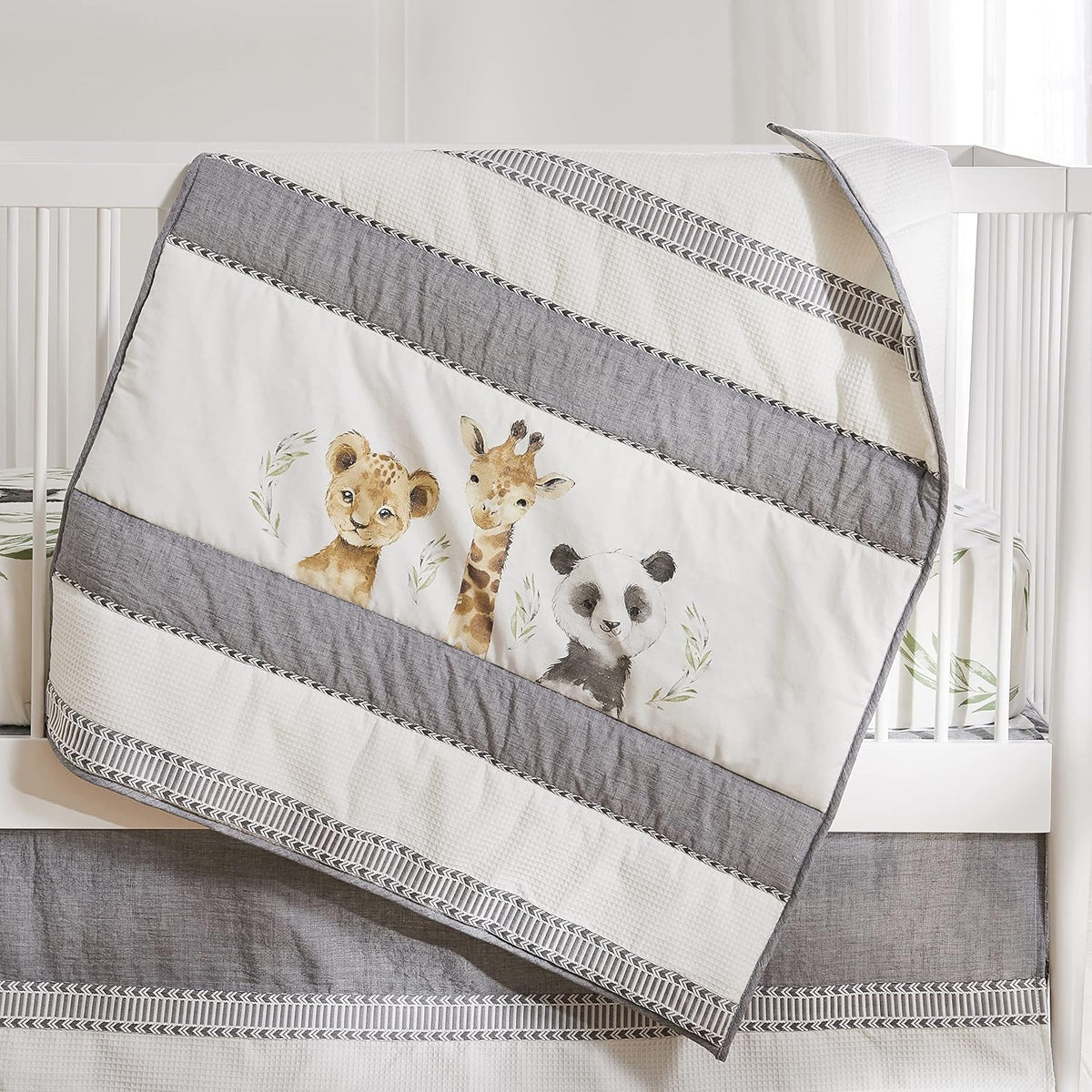 Levtex Baby Mozambique cotton fitted sheet design