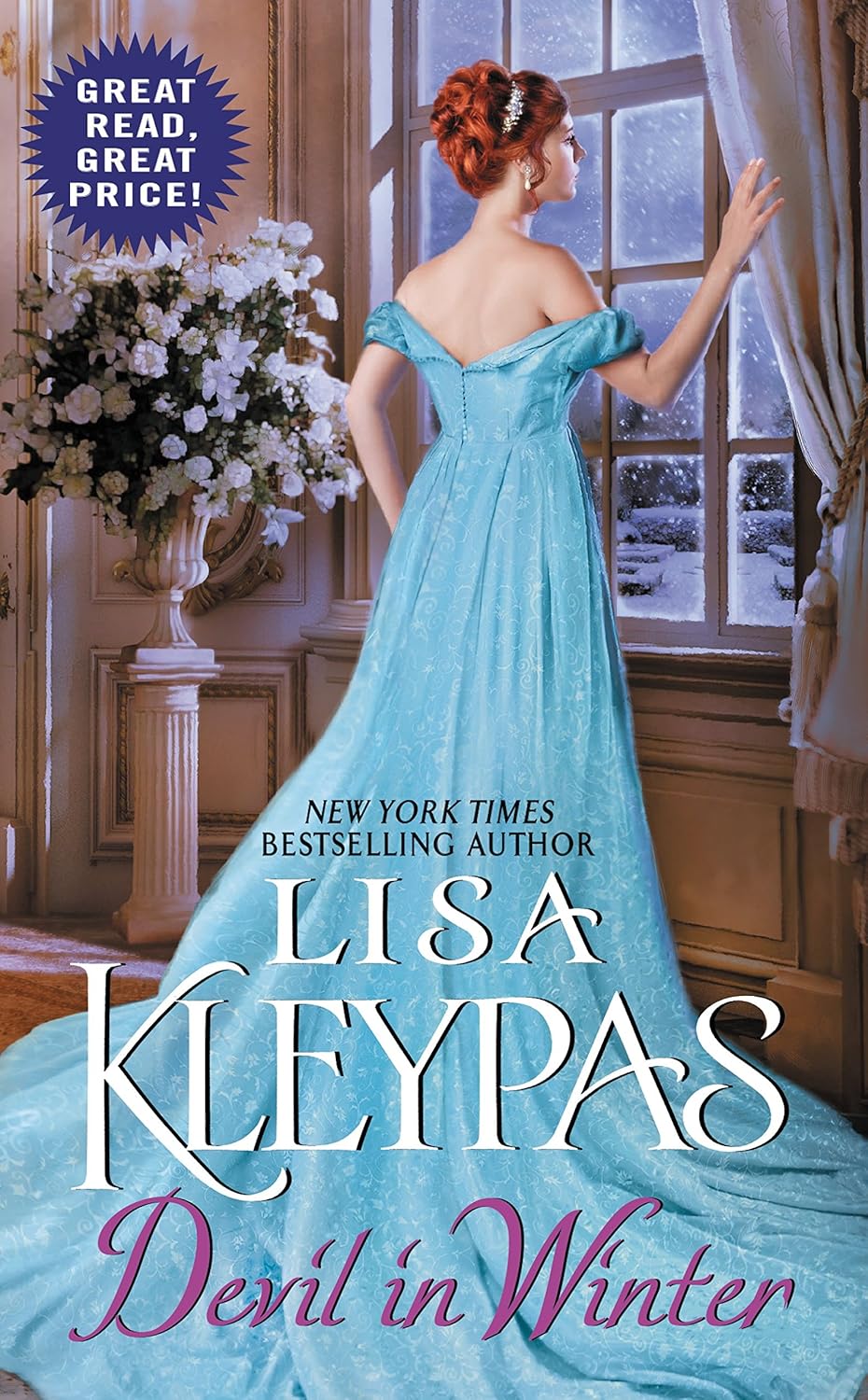 Lisa Kleypas The Devil In Winter mass market paperback book front view historical romance novel