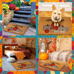 Ceenna fall themed entrance mat placed at doorway