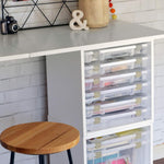 ArtBin organizer stacked with multiple cases