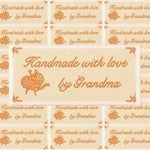 Ysleen 20 Pieces Iron on Grandma Labels front view packaging