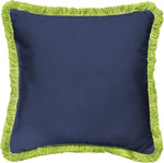 Sorra Home x Sunbrella Fringe Pillow, 18 x 18 x 6 inches, Canvas Natural and Taupe - Image 12