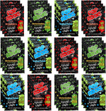 Premium imported American popping candy packets side by side view