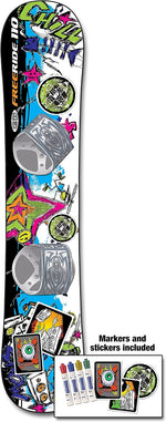 Emsco ESP 110cm snowboard adjustable step-in bindings close-up