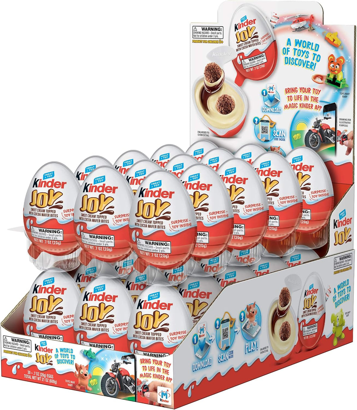 Kinder Joy Egg, Treat Plus Toy, Sweet Creams and Chocolatey Wafers, Individually Wrapped, 15-count, 10.5 oz - Image 9