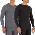 Fruit of the Loom Men's Recycled Waffle Thermal Underwear Crew Top - Image 10