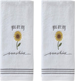 SKL Home by Saturday Knight Ltd. Flower Basket Bike Hand Towel (2-Pack), Wht - Image 10
