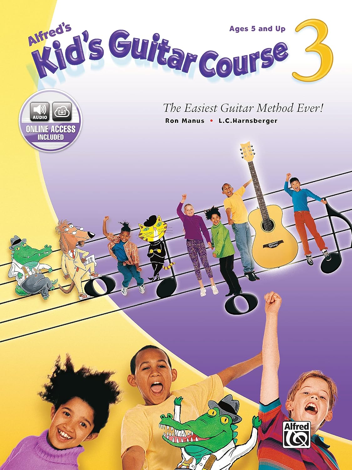 Alfred's Kid's Guitar Course 3: The Easiest Guitar Method Ever!, Book & Online Audio - Image 1