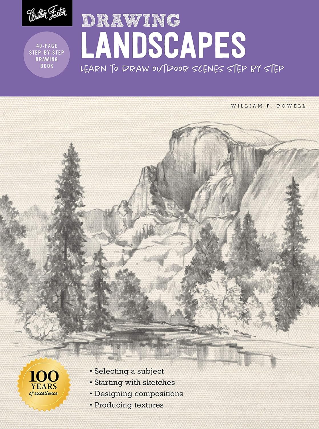 Drawing: Landscapes with William F. Powell: Learn to draw outdoor scenes step by step (How to Draw & Paint) - Image 1