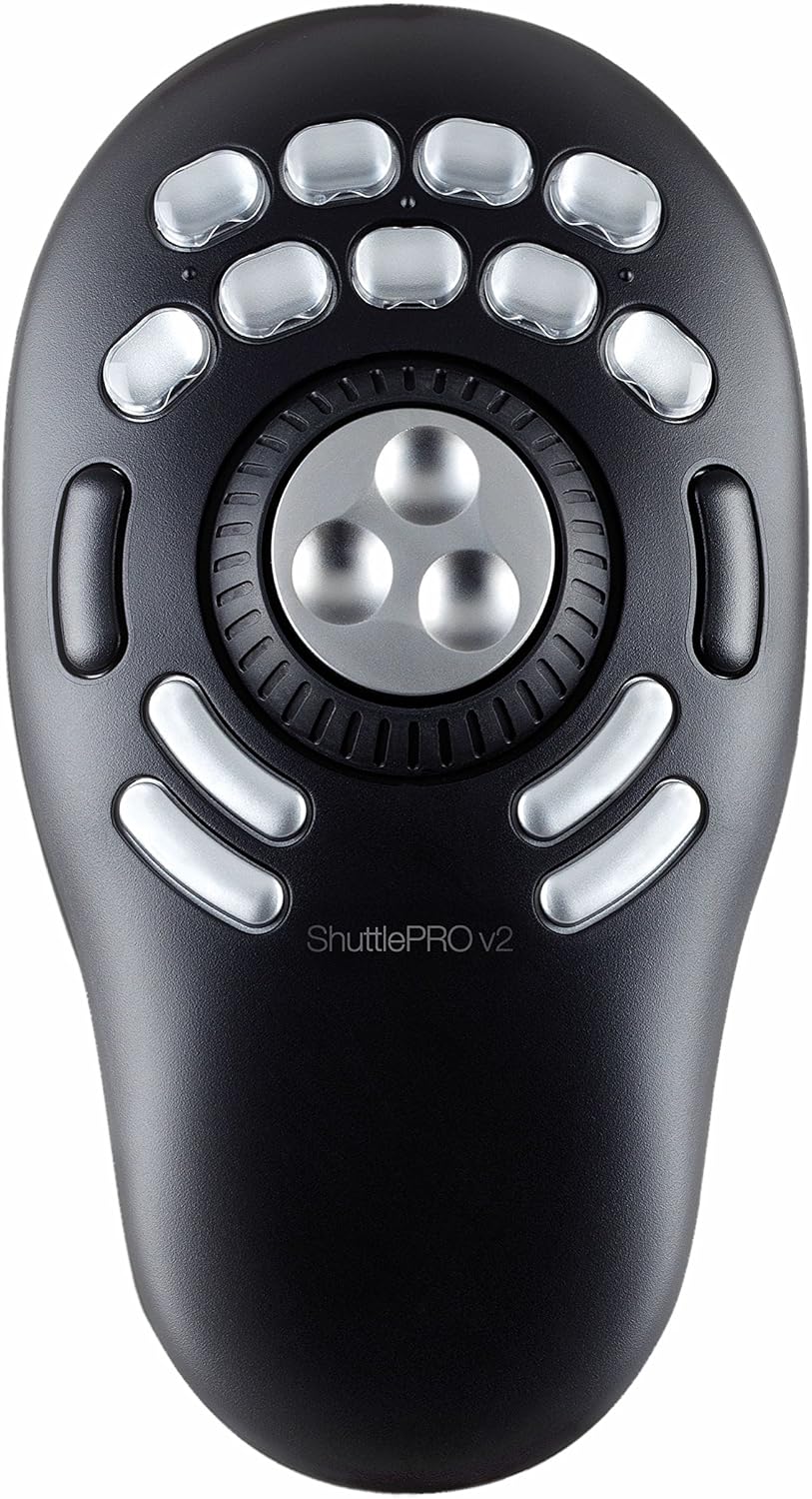 Contour Design ShuttlePRO V2 front view multimedia controller
