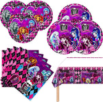 Champbull Monster High birthday party decoration set front view