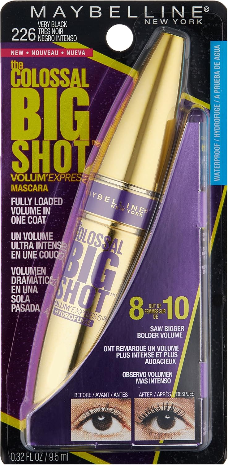 Close up of Maybelline Big Shot wavy bristle brush applicator