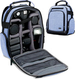 USA Gear Portable Camera Backpack for DSLR with Customizable Accessory Dividers, Weather Resistant Bottom and Comfortable Back Support - Compatible with Canon, Nikon, Sony, Fujifilm, and More (Red) - Image 13