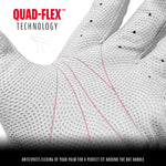Franklin Sports youth batting gloves wrist closure detail