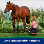 Botanically derived pyrethrin fly protectant for show ring horse shine