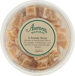 Textured look at sugar dusted ginger candy pieces by Aurora Natural Products.