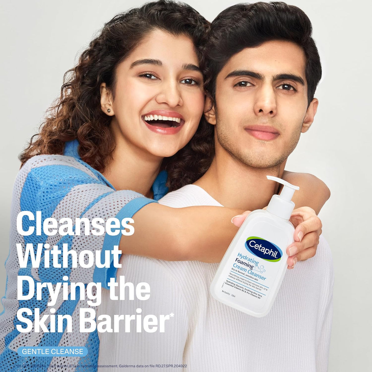 Cetaphil hydrating cleanser bottle with box packaging